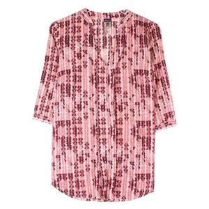 Patagonia Pink Sedum Pullover Women's Organic Cotton Tunic Blouse Size 6